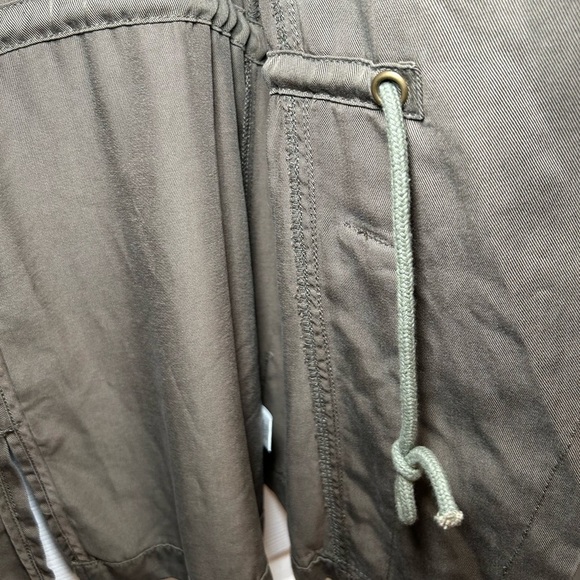 NWT FATE Women’s Open Cinch Waist Pocket Vest- Army Green/ Size Small - Picture 4 of 8